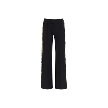 FENDI Knitted Sweatpants Women's Black