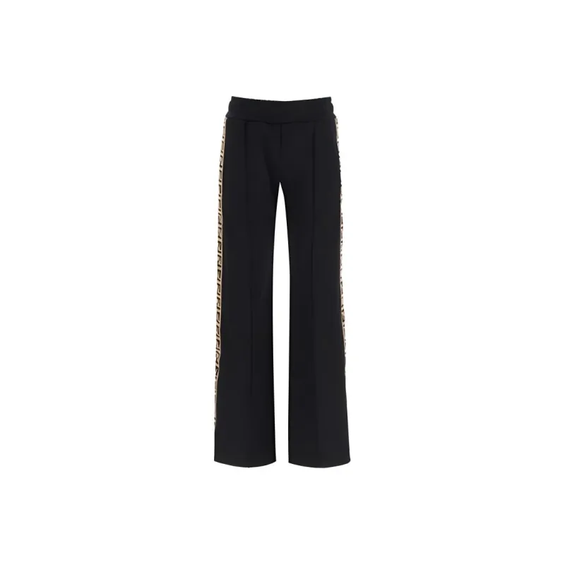 FENDI Knitted Sweatpants Women's Black-0