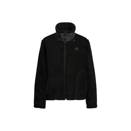 Adidas Velvet-feel Coat Women's Black