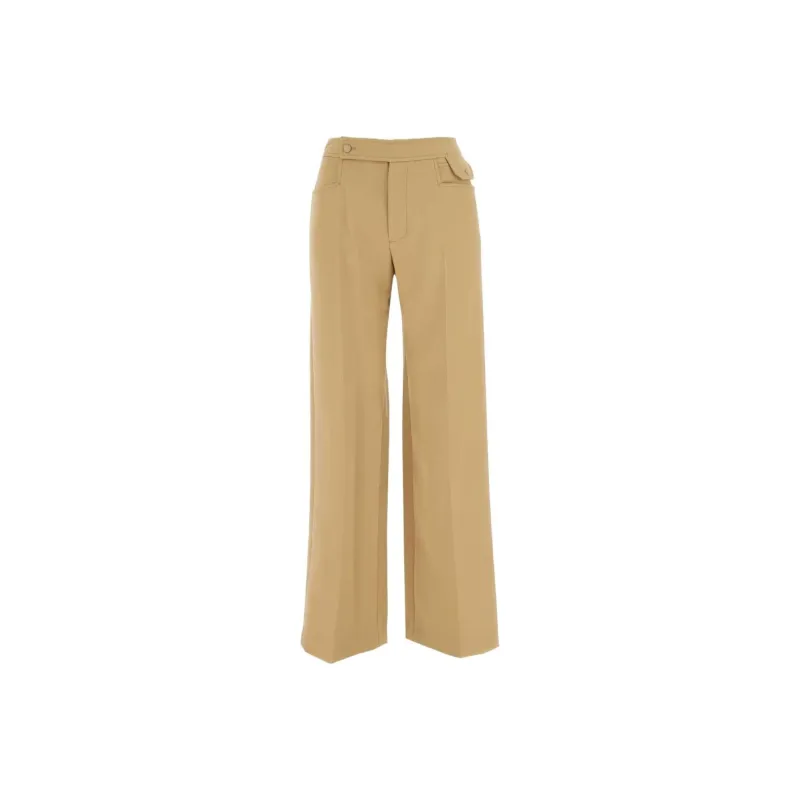 LOW CLASSIC Wide-Leg Trousers-0