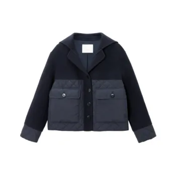 OVV Puffer Jackets Women's Navy Blue & A2