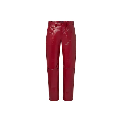 LOUIS VUITTON FW23 Casual Pants Women's Red