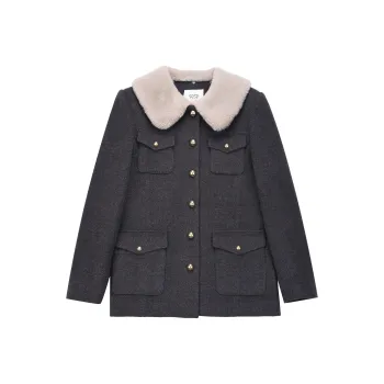 PP Coats Women's Dark Gray