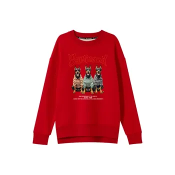Flowers In Water Sweatshirt Women's Red