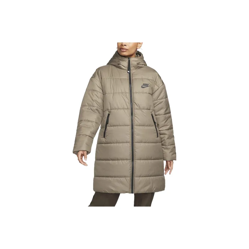 Nike Puffer Jackets Women's Khaki-0