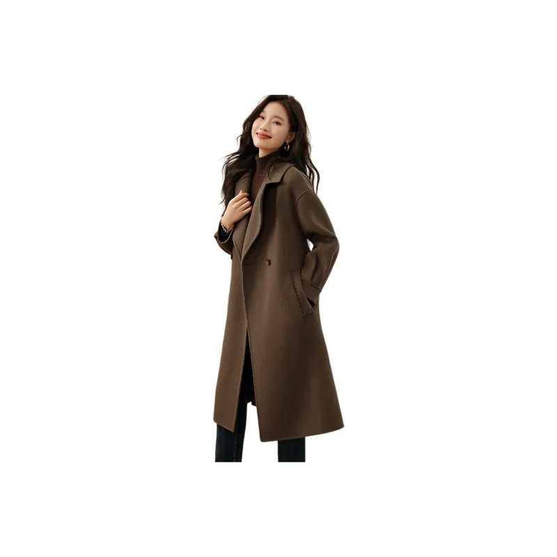 Mo Han Yi Mei Coat Women's Coffee-0