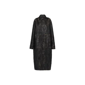 PRADA Nappa leather Patchwork Coat
