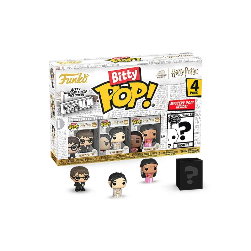 Funko Harry Potter Flame Cup Mini 4 Person Combo, Collection 1 Chibi Figures-1