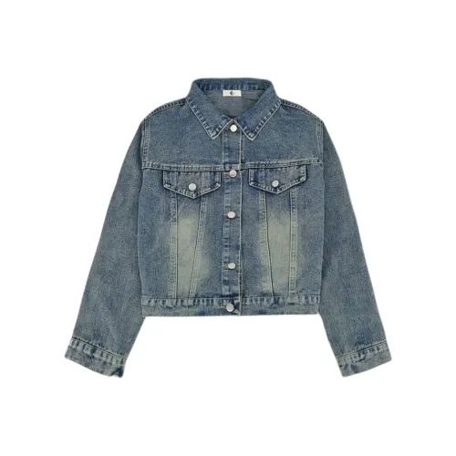 Mm Denim Jackets Women's Blue