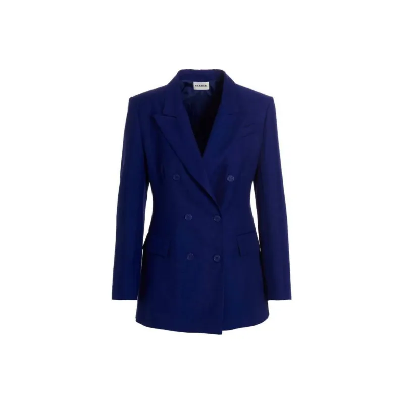 PAROSH Business Suits Coats Women's Blue-0
