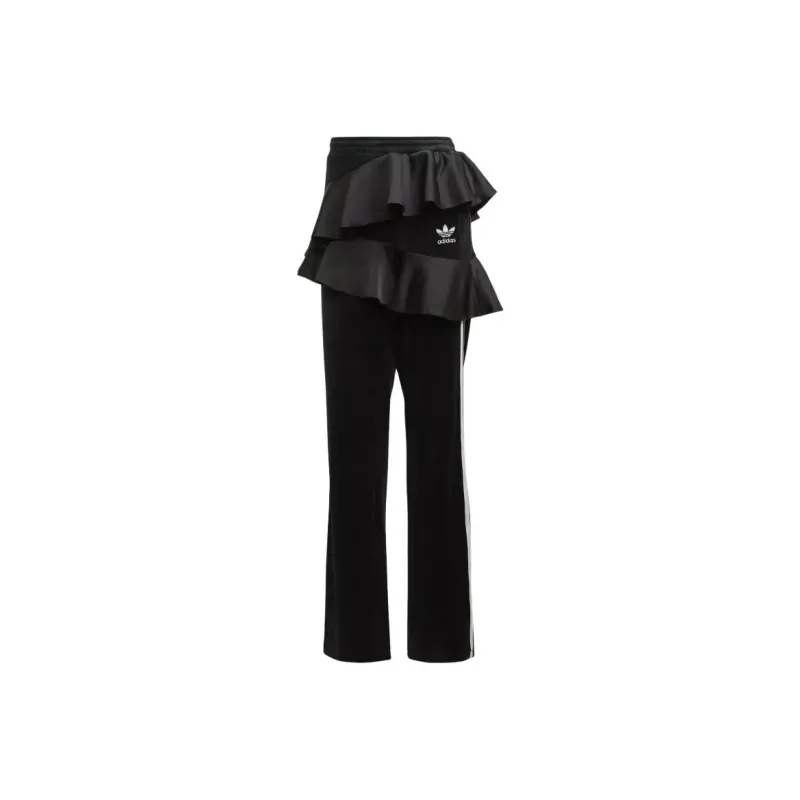Adidas Originals J KOO Fashion Comfy Track Casual Pants Women's Black-0