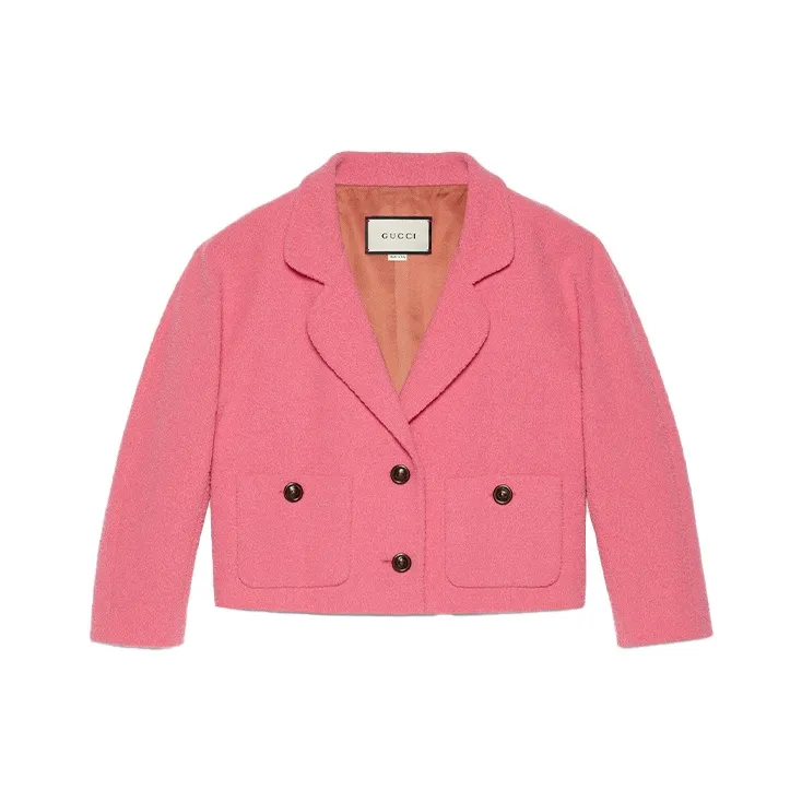 GUCCI Cropped Coats Women's Pink-0