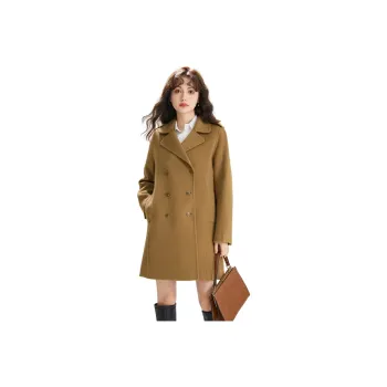 SMEN Coats Women's Khaki