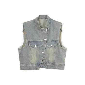 BLACK&COLOR Vests Women's Blue