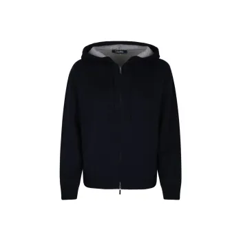 'S MAX MARA Zip Up Drawstring Hoodie