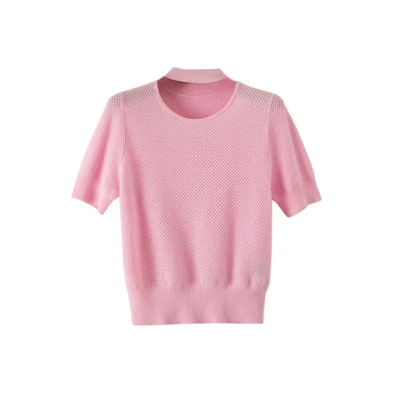 Late White Knitwear Women's Pink-0
