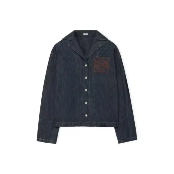 LOEWE Denim Jackets Women's Indigo