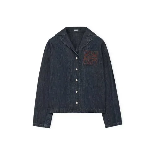 LOEWE Denim Jackets Women's Indigo