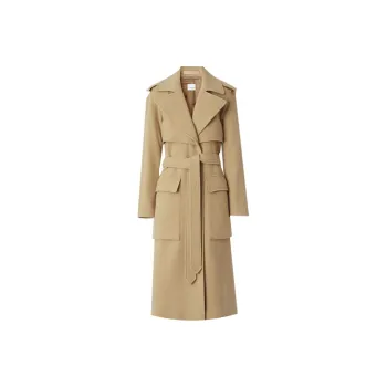 Burberry Velvet Jackets Women's Honey