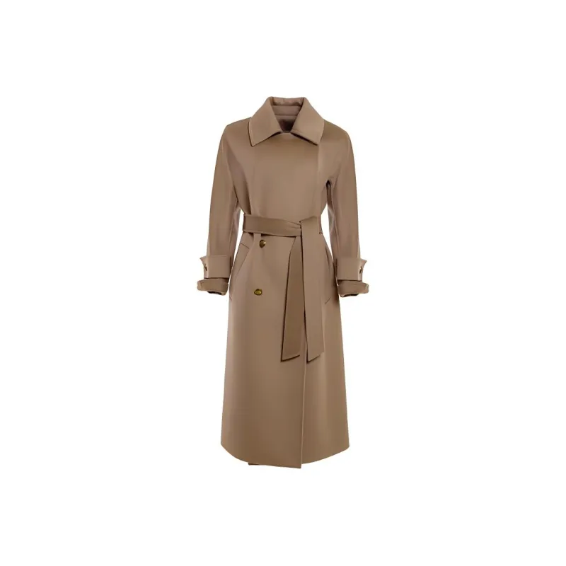 BESIONIA Coats Women's Camel-0