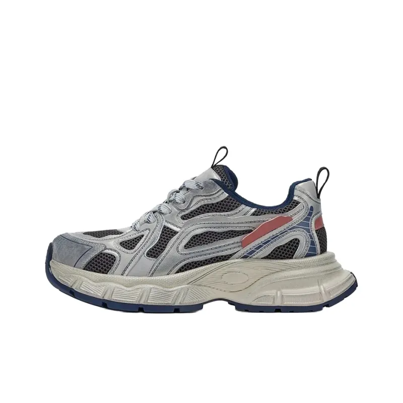 KAAVER OTTO Cushioning And Abrasion Resistant Coverage Chunky Sneakers Women's Blue-1