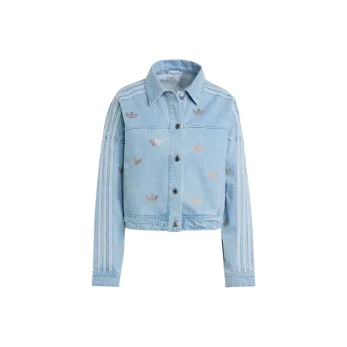 Adidas Originals Denim Rhinestone Jacket