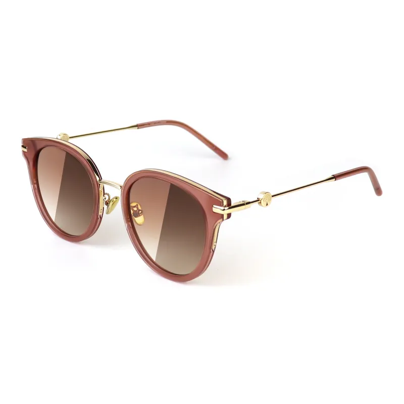 JIANGDAREN Plate And Metal Oval Sunglasses Unisex-8