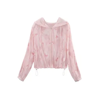 A Paradise For Awakening Cropped Coats Women's Pink