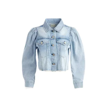 ALICE+OLIVIA SS24 Denim Jacket Women's Blue