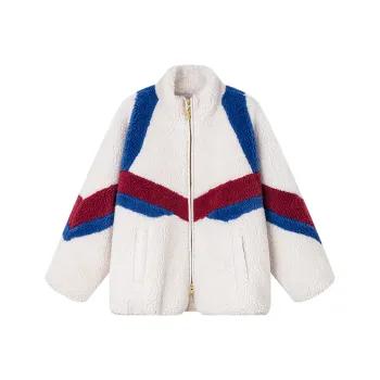 UOOYAA Velvet feel Coat Women's White