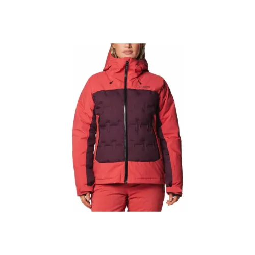 Columbia Wild CARD Puffer Jacket Women's Red