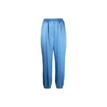 NANUSHKA Tapered Satin Trousers