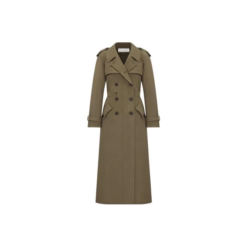 DIOR FW23 Trench Coat Women's Khaki-0