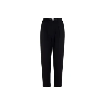 BESIONIA SS22 Casual Pants Korean Style Women's Black