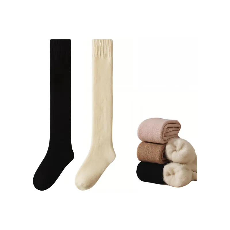 H YXIANG Mid Calf Socks Women's 2 Pack-11
