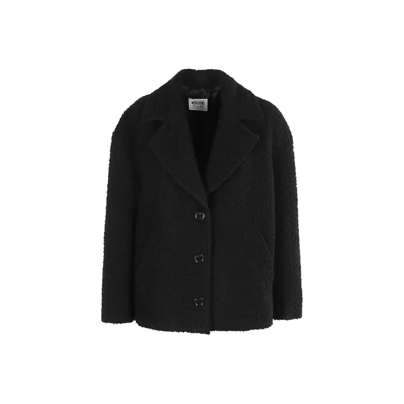 MOSCHINO Jeans Long-Sleeved Button-Up Coat-0