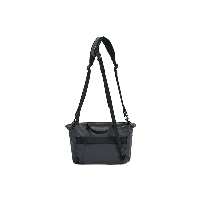 MYEDITION One Shoulder Handbag, Crossbody Bag, Messenger Bag Fabric Dark Gray/Gray Green Unisex-5