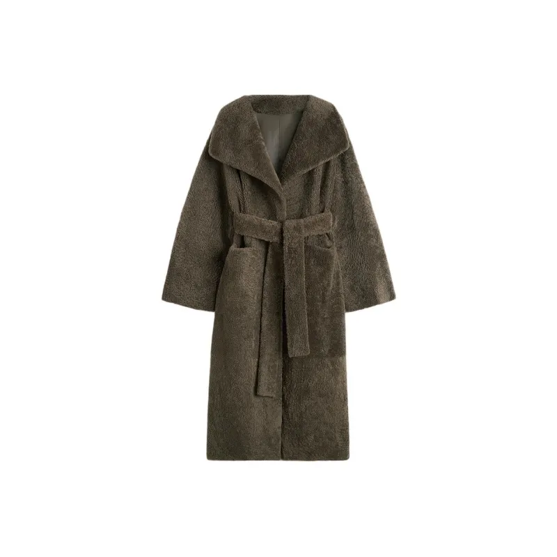 TOTEME SS24 Coats Women's Cement Green-0
