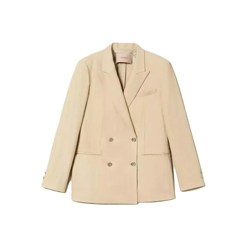 Twinset Double Breasted Blazer-0