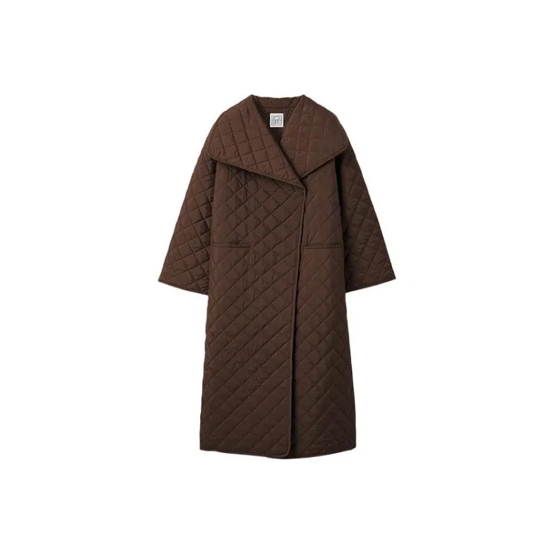 TOTEME SS22 Puffer Jacket Women's Saddle Brown-0