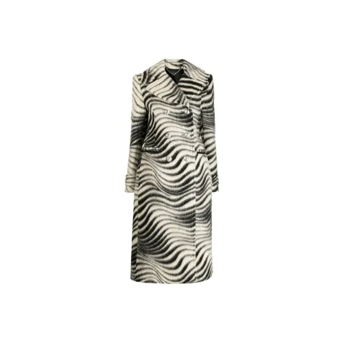 Paco Rabanne Zebra patterned Double breasted Coat