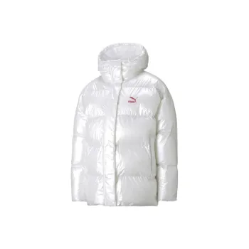 PUMA Puffer Jackets Women's White