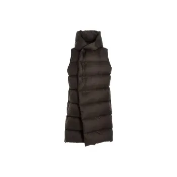 RICK OWENS Quilted Hooded Gilet