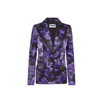 PHILIPP PLEIN Duchesse Floral print Minidress