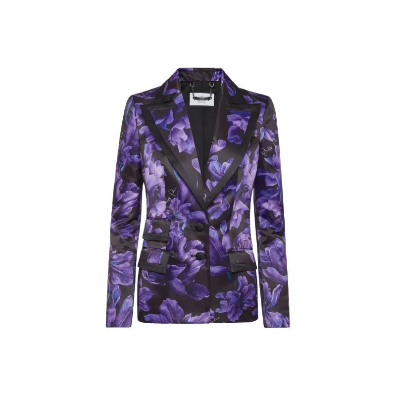 PHILIPP PLEIN Duchesse Floral print Minidress-0