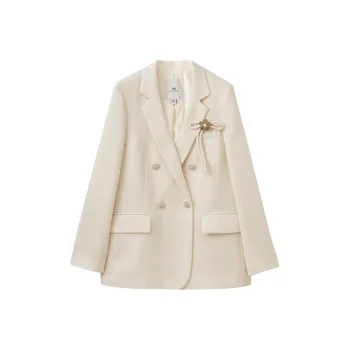 SHUIYUNJIAN Business Suit Women's Ivory White