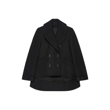 Givenchy Oversized Asymmetric Peacoat