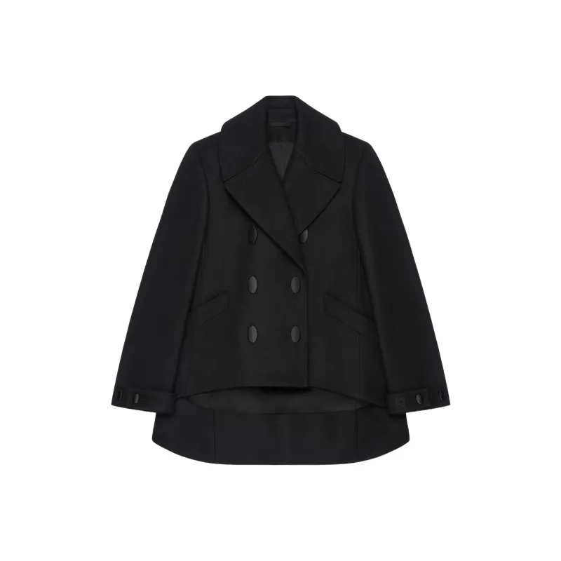 Givenchy Oversized Asymmetric Peacoat-0