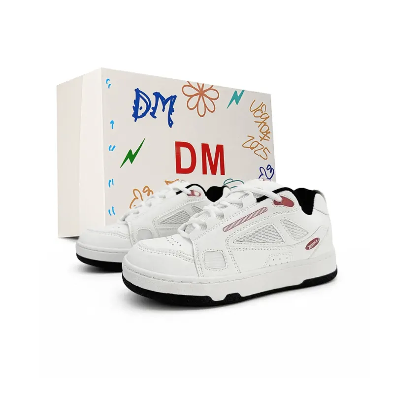 DM Abrasion Resistant Low Top Skateboard Shoes Unisex Box Included-5