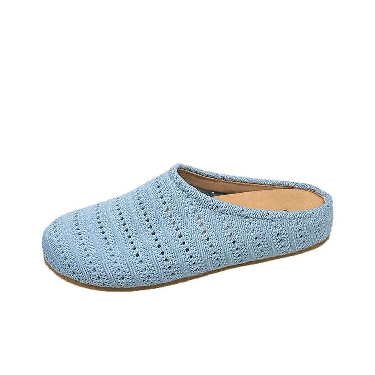 AJPAP Rubber Sole Slip Resistant Closed Toe Slippers Women's-6